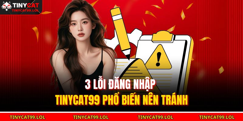 Đăng Nhập TINYCAT99 – Truy Cập Nhanh, An Toàn Trong 3 Bước 3 3 lỗi đăng nhập TINYCAT99 phổ biến nên tránh