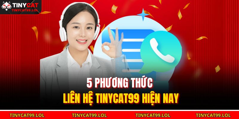 5 phương thức liên hệ TINYCAT99 hiện nay