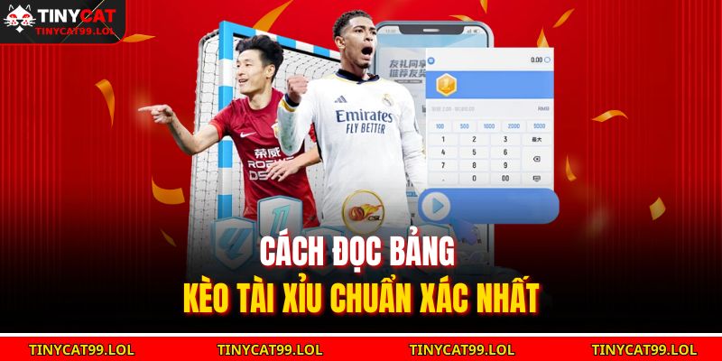 Cách đọc bảng kèo tài xỉu chuẩn xác nhất