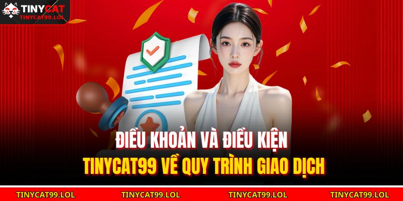 Điều khoản và điều kiện TINYCAT99 về quy trình giao dịch